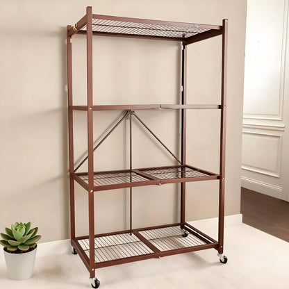 🏷️BUY 2, GET 2 FREE! Sturdy 4-Tier Rack + Bonus Storage Boxes – Don’t Miss This Deal!
